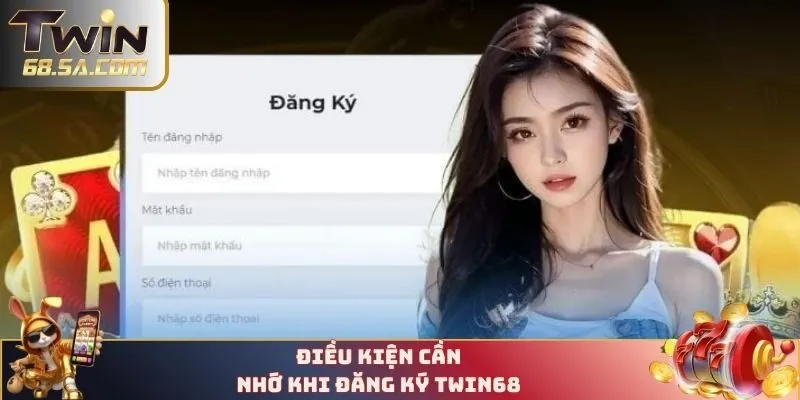 Điều kiện cần nhớ khi đăng ký TWIN68 
